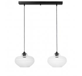 Heronia RIGATO/2L RAGA BL-TRANSPARANTE ΚΡΕΜΑΣΤΟ ΡΑΓΑ ΓΥΑΛΙΝΟ