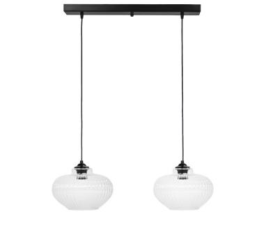 Heronia RIGATO/2L RAGA BL-TRANSPARANTE ΚΡΕΜΑΣΤΟ ΡΑΓΑ ΓΥΑΛΙΝΟ