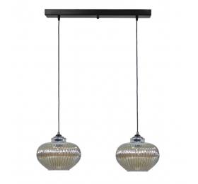 Heronia RIGATO/2L RAGA BL-FUME ΚΡΕΜΑΣΤΟ ΡΑΓΑ ΓΥΑΛΙΝΟ