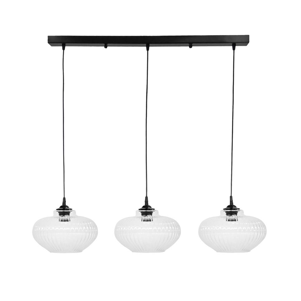 Heronia RIGATO/3L RAGA BL-TRANSPARANTE ΚΡΕΜΑΣΤΟ ΡΑΓΑ ΓΥΑΛΙΝΟ