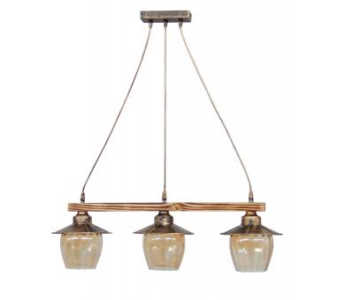 Heronia R-98CABLE RAGA 3/L BRONZE ΚΡΕΜΑΣΤΟ ΞΥΛ.ΓΥΑΛΙ ΜΕΛΙ ΜΕ ΤΑΜΠΛΑ