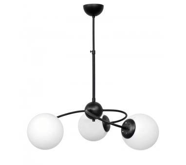 Heronia TOP/3L BLACK-WHITE ΠΟΛΥΦΩΤΟ Ε/27 ΜΕ ΜΠΑΛΛΕΣ