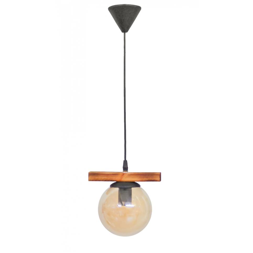 Heronia R-600CABLE 1/L WOOD ΚΡΕΜΑΣΤΟ ΞΥΛ.ΓΥΑΛΙ ΜΕΛΙ ΣΦΑΙΡΑΚΙ