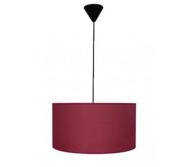 Heronia ΗΚ-07 ΚΟΚΚΙΝΟ Φ40 ΚΥΛΙΝΔΡΟΣ ΚΡΕΜΑΣΤΟ 1/L Ε/27 ME ΚΑΛΩΔΙΟ ΑΜΠΑΖΟΥΡ