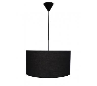 Heronia ΗΚ-03 ΜΑΥΡΟ Φ40 ΚΥΛΙΝΔΡΟΣ ΚΡΕΜΑΣΤΟ 1/L Ε/27 ME ΚΑΛΩΔΙΟ ΑΜΠΑΖΟΥΡ