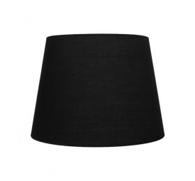 Heronia Η-03 ΚΩΝΙΚΟ ΜΑΥΡΟ Φ40 ΑΜΠΑΖΟΥΡ Φ40h25φ35,5cm ΕΠΙΤΡΑΠΕΖΙΟ