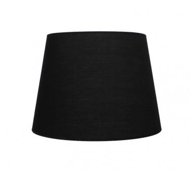 Heronia Η-03 ΚΩΝΙΚΟ ΜΑΥΡΟ Φ40 ΑΜΠΑΖΟΥΡ Φ40h25φ35,5cm ΕΠΙΤΡΑΠΕΖΙΟ