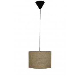 Heronia ΗΚ-06 ΚΑΦΕ/ΑΜΜΟΥ Φ20 ΚΥΛΙΝΔΡΟΣ ΚΡΕΜΑΣΤΟ 1/L Ε/27 ME ΚΑΛΩΔΙΟ ΑΜΠΑΖΟΥΡ