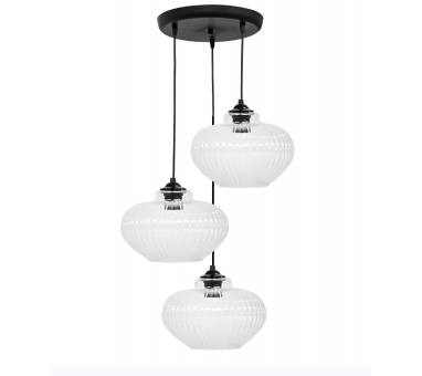 Heronia RIGATO/3L PENDEL BL-TRANSPARANTE ΚΡΕΜΑΣΤΟ ΑΝΙΣΟΠΕΔΟ ΓΥΑΛΙΝΟ