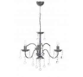 Heronia BISTRO/3L NIKEL ΠΟΛΥΦΩΤΟ Ε/14 ΚΕΡΙ ΜΕ ΚΡΥΣΤΑΛΛΑ