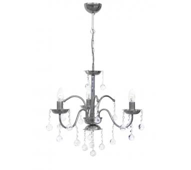 Heronia BISTRO/3L NIKEL ΠΟΛΥΦΩΤΟ Ε/14 ΚΕΡΙ ΜΕ ΚΡΥΣΤΑΛΛΑ