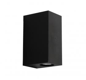 Heronia C-042 BLACK 2/L UP-DOWN ΣΠΟΤ ΤΕΤΡΑΓΩΝΟ 2XGU10