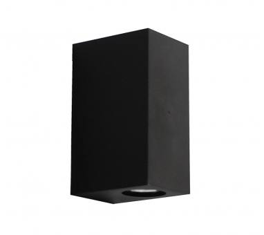 Heronia C-042 BLACK 2/L UP-DOWN ΣΠΟΤ ΤΕΤΡΑΓΩΝΟ 2XGU10