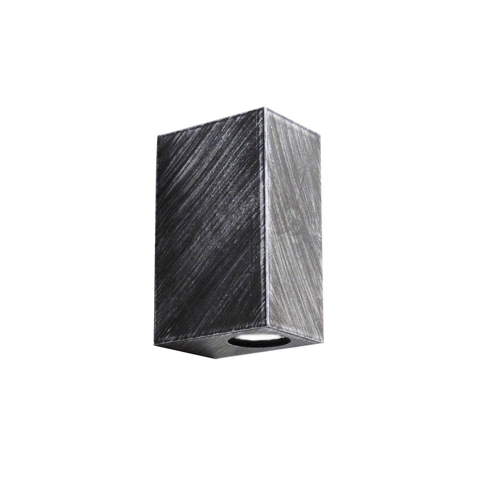 Heronia C-042 SILVER 2/L UP-DOWN ΣΠΟΤ ΤΕΤΡΑΓΩΝΟ 2XGU10