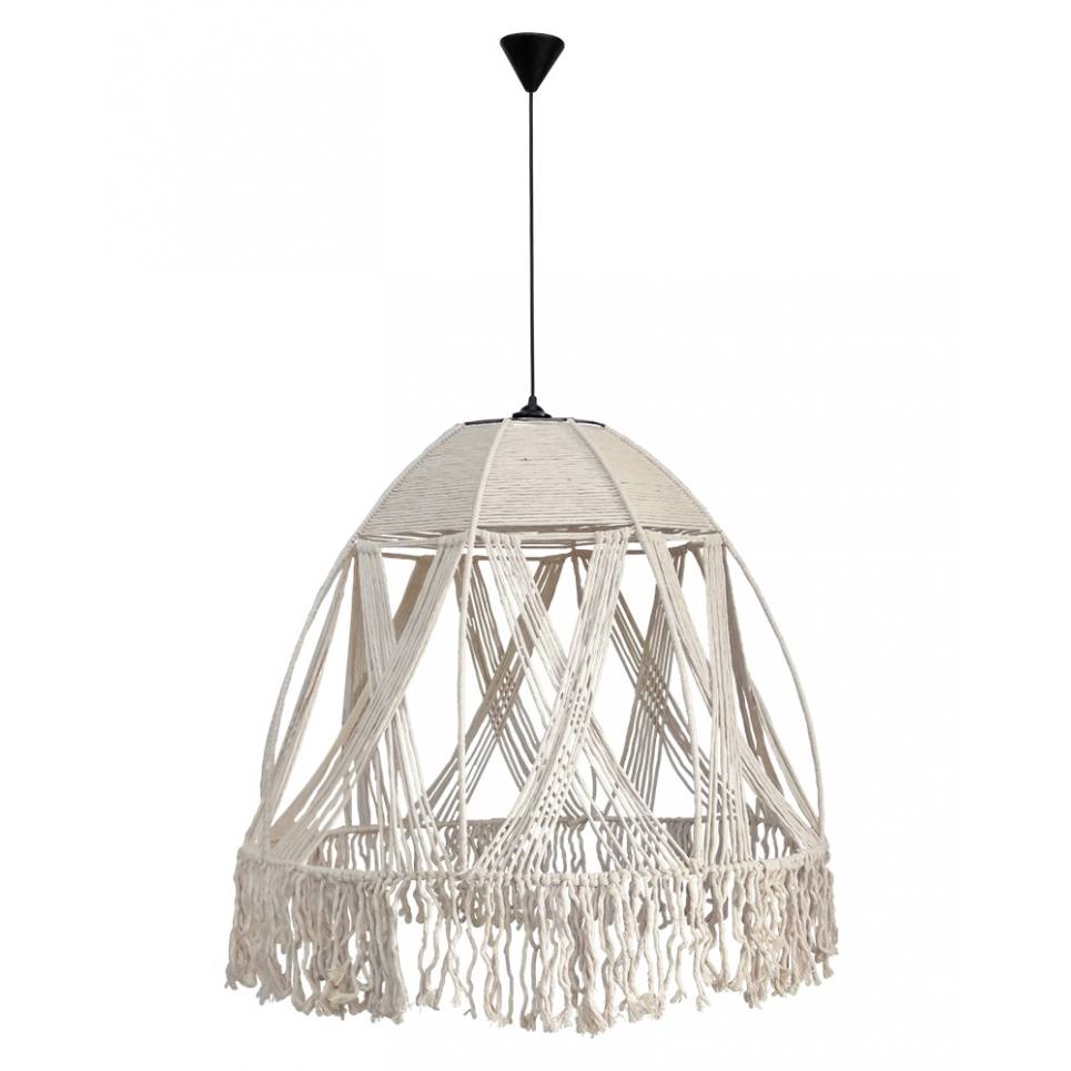 Heronia BRAZIL -B- 1/L WHITE MACKRAME Φ80