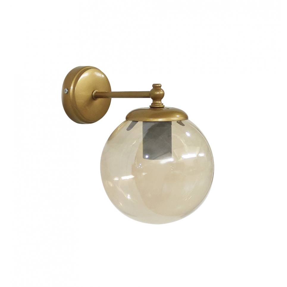 Heronia GL-600/AP GOLD-MAT MELI ΑΠΛΙΚΑ ΣΦΑΙΡΑΚΙ Φ15