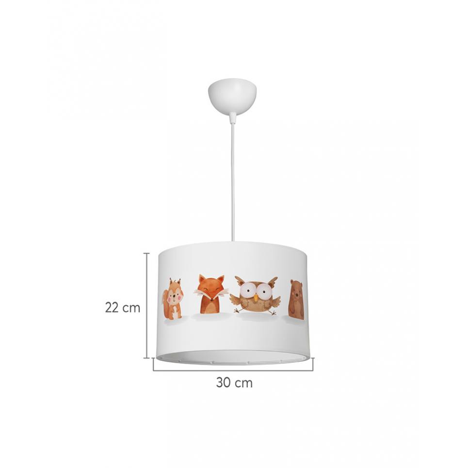 Heronia KID-FOX 1/L ΚΡΕΜΑΣΤΟ ΠΑΙΔΙΚΟ ΖΩΑΚΙΑ Φ-28