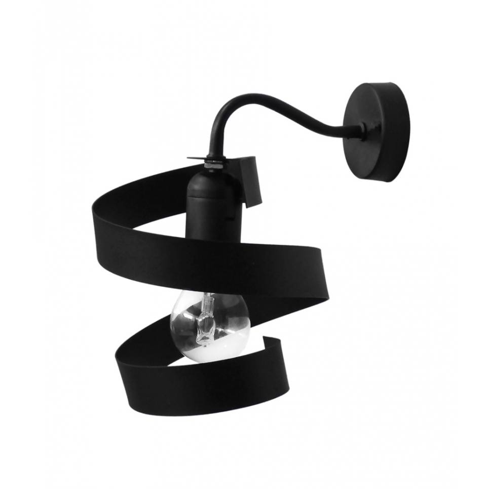 Heronia FLEXI-01AP BLACK ΑΠΛΙΚΑ ΜΕΤΑΛΛΙΚΗ Ε/27