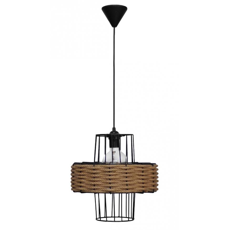 Heronia HAVANA 1L UFO Φ30 ΚΡΕΜΑΣΤΟ ΜΕΤΑΛΛΙΚΟ-ΣΧΟΙΝΙ Ε/27