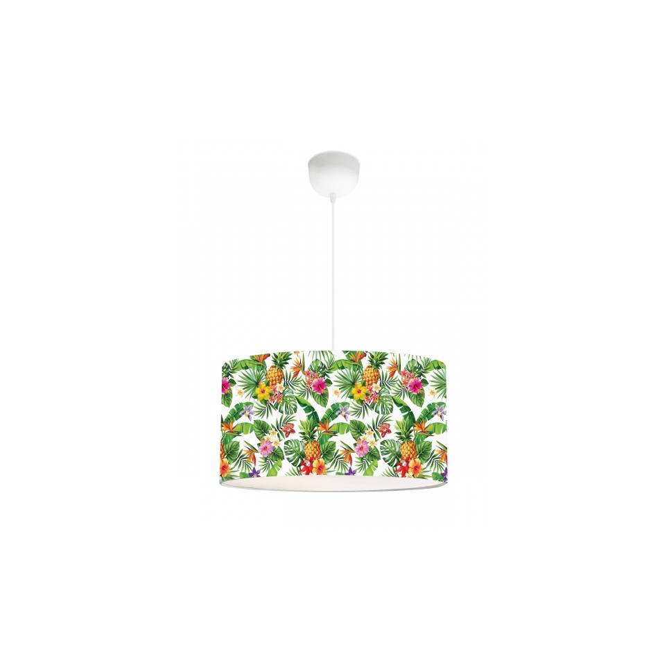 Heronia HK-21 1L JUNGLE-B WH Φ38 ΚΑΠΕΛΟ ΚΥΛΙΝΔΡΙΚΟ ΜΕ ΚΑΛΩΔΙΟ Ε/27