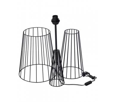 Heronia FLB-11 ΜΑΥΡΟ-BLACK ΔΑΠΕΔΟΥ ΒΑΣΗ (ΚΙΤ-3ΤΕΜΑΧΙΩΝ)h130 x Φ32