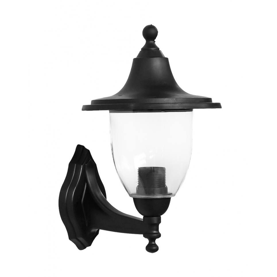 Heronia LP-960ΑΝ BLACK PLASTIC ΕΠΙΤΟΙΧΙΟ ΕΞ.ΧΩΡΟΥ Ε/27