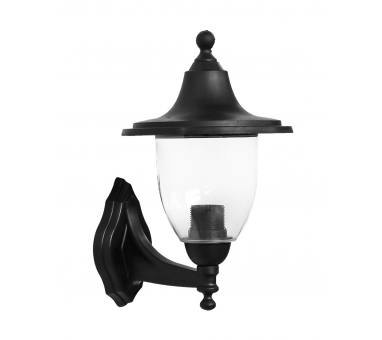 Heronia LP-960ΑΝ BLACK PLASTIC ΕΠΙΤΟΙΧΙΟ ΕΞ.ΧΩΡΟΥ Ε/27