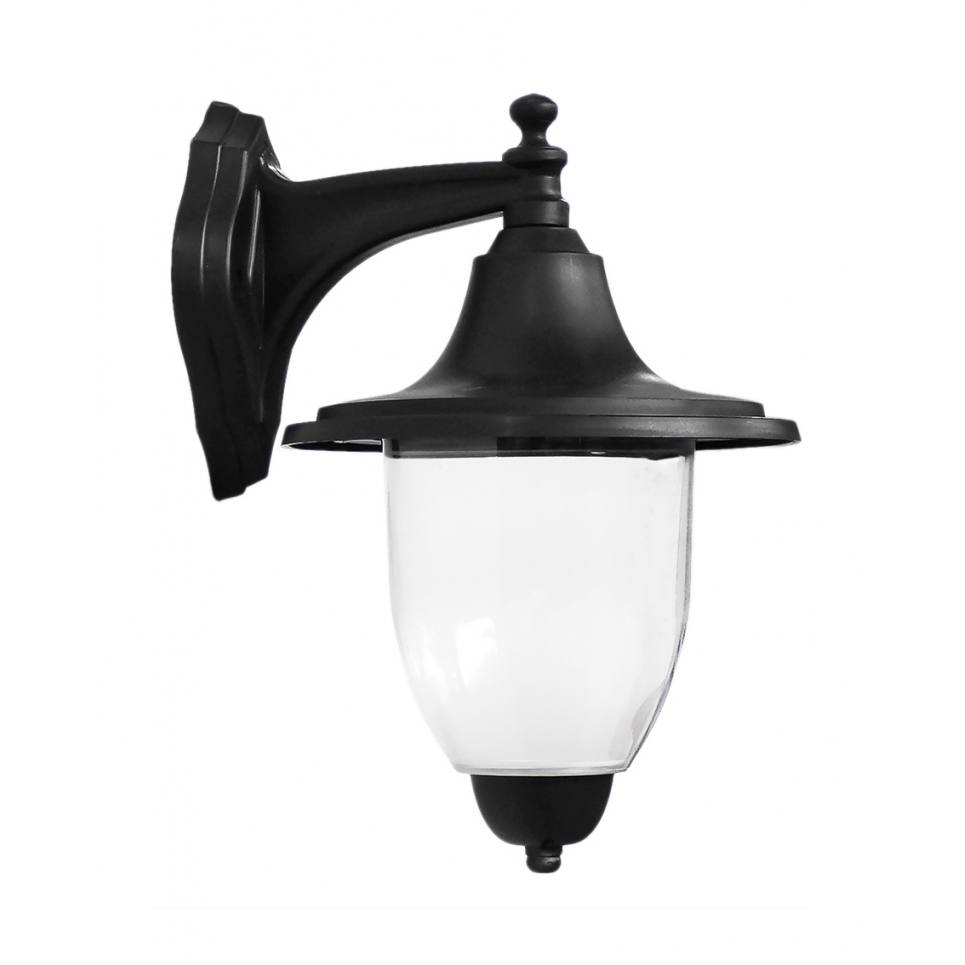 Heronia LP-961ΑΝ BLACK PLASTIC ΕΠΙΤΟΙΧΙΟ ΕΞ.ΧΩΡΟΥ Ε/27