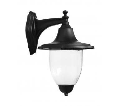 Heronia LP-961ΑΝ BLACK PLASTIC ΕΠΙΤΟΙΧΙΟ ΕΞ.ΧΩΡΟΥ Ε/27