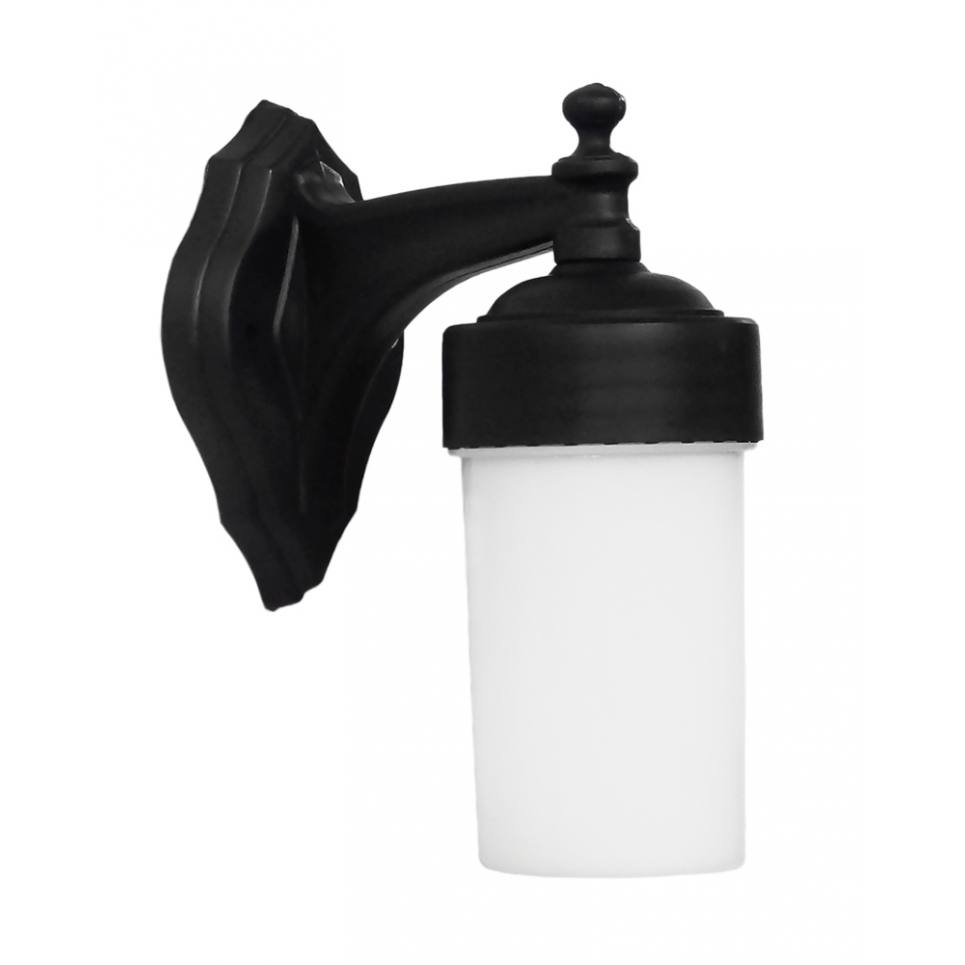 Heronia D-06AN BLACK Επιτοίχιο φωτιστικό Ε/27 μαύρο