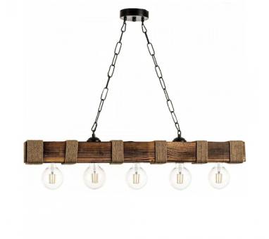 Heronia UT-8X8 5L ΔΟΚΑΡΙ WOOD-CHAIN ΚΡΕΜΑΣΤΟ ΧΩΝΕΥΤΑ ΝΤΟΥΙ Ε/27