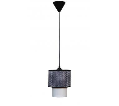 Heronia HK-10 BLACK/WHITE Φ16,5/10 Μοντέρνο Φωτιστικό Κρεμαστό E/27