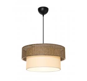 Heronia HK-10 ΚΑΦΕ-ΚΡΕΜ Φ40/35 Μοντέρνο Φωτιστικό Κρεμαστό E/27