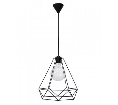 Heronia DM-01 NEW 1L BLACK METAL Μοντέρνο φωτιστικό