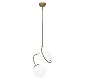 Heronia Κρεμαστό φωτιστικό TAIL 2/L GOLD MAT