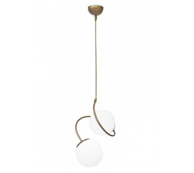 Heronia Κρεμαστό φωτιστικό TAIL 2/L GOLD MAT