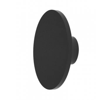 Heronia Φωτιστικό επιτοίχιο HER-01 LED BLACK εξωτερικού χώρου