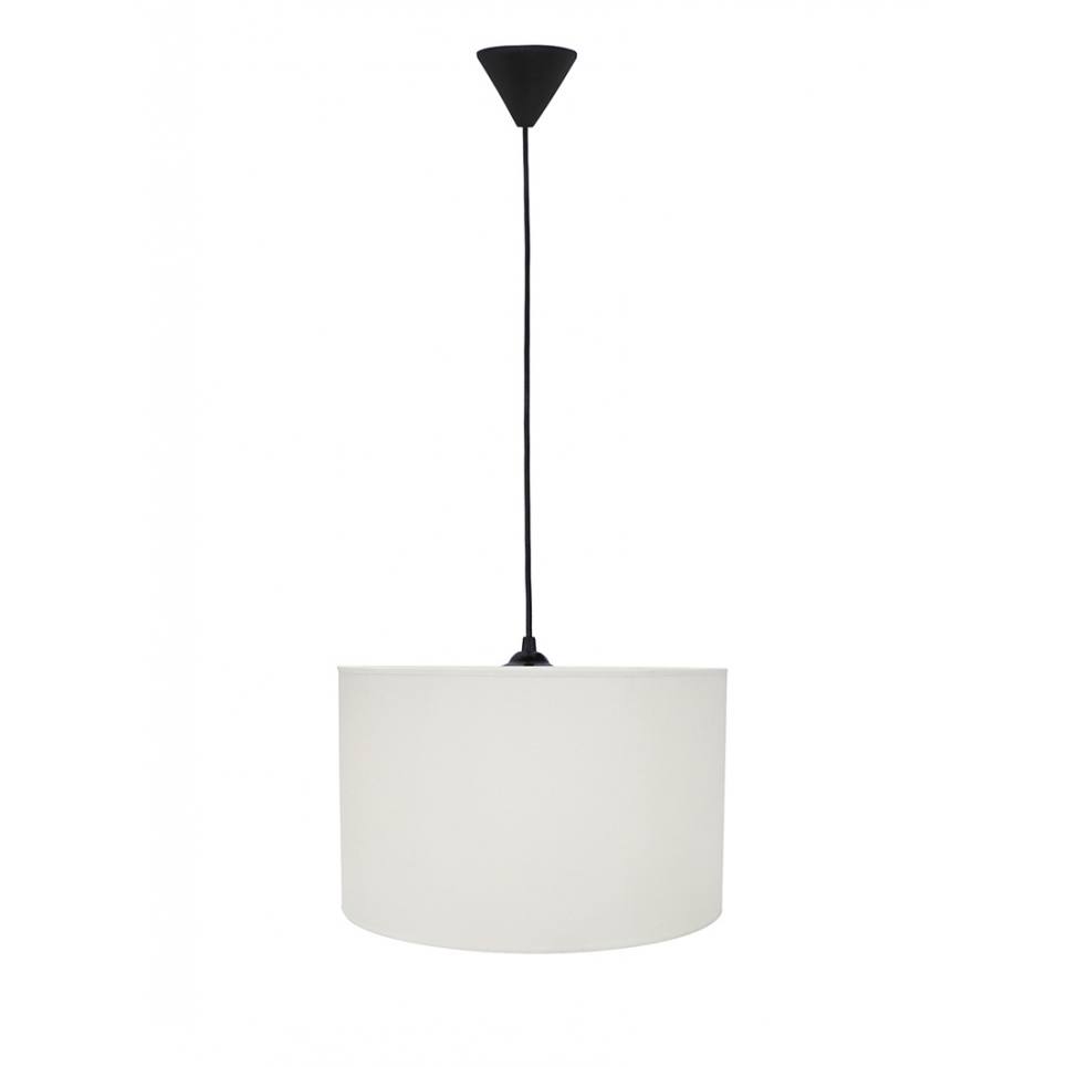 Heronia ΗΚ-01 ΛΕΥΚΟ-ΚΡΕΜ 1L Φ30 ΚΡΕΜΑΣΤΟ ME ΚΑΛΩΔΙΟ ΑΜΠΑΖΟΥΡ