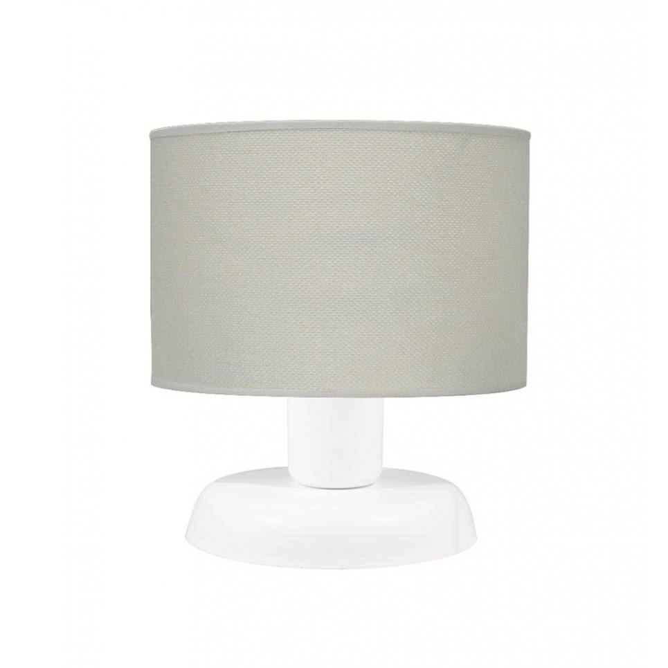 Heronia ΠΟΡΤΑΤΙΦ ΚΥΛΙΝΔΡΙΚΟ ΑΜΠΑΖΟΥΡ TL-08 Ø20 WH/KΡEM Ε/27