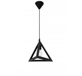 Heronia Κρεμαστό φωτιστικό GIZA 1L BLACK PLASTIC E/27