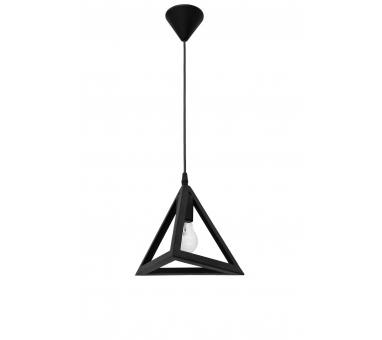 Heronia Κρεμαστό φωτιστικό GIZA 1L BLACK PLASTIC E/27