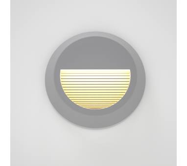 Heronia Φωτιστικό επιτοίχιο πλαφονιέρα HER-05 LED GREY εξωτερικού χώρου