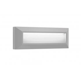 Heronia Φωτιστικό επιτοίχιο πλαφονιέρα HER-07 LED GREY εξωτερικού χώρου