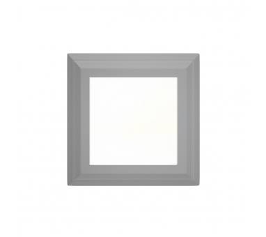 Heronia Φωτιστικό επιτοίχιο πλαφονιέρα HER-09 LED GREY εξωτερικού χώρου