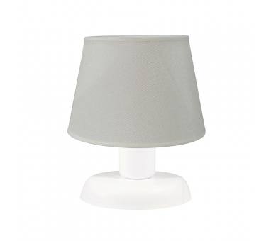 Heronia ΠΟΡΤΑΤΙΦ ΚΩΝΙΚΟ ΑΜΠΑΖΟΥΡ TL-08 Ø20 WH/KΡEM Ε/27