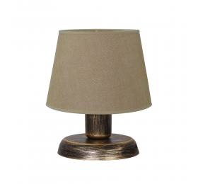 Heronia ΠΟΡΤΑΤΙΦ ΚΩΝΙΚΟ ΑΜΠΑΖΟΥΡ TL-08 Ø20 BR/ΜΠΕΖ Ε/27