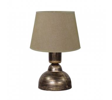 Heronia ΠΟΡΤΑΤΙΦ ΚΩΝΙΚΟ ΑΜΠΑΖΟΥΡ TL-09 Ø20 BR/ΜΠΕΖ Ε/27