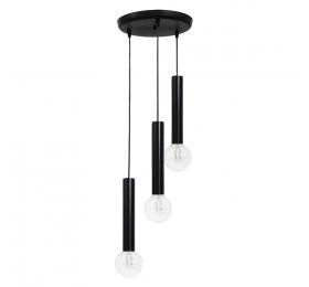 Heronia S-42PENDEL 3/L BLACK ΚΡΕΜΑΣΤΟ ΣΩΛΗΝΕΣ