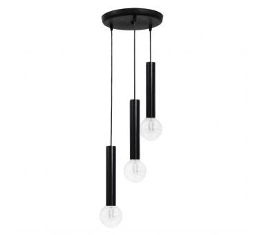 Heronia S-42PENDEL 3/L BLACK ΚΡΕΜΑΣΤΟ ΣΩΛΗΝΕΣ