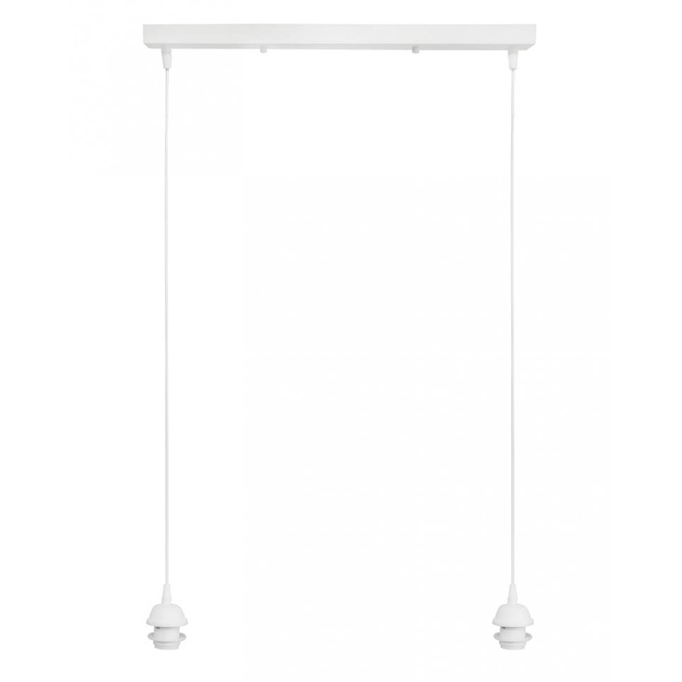 Heronia Ράγα φωτιστικού οροφής E/27 RAGA 2L WHITE METAL